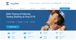 Desktop Screenshot of easy-dna.com